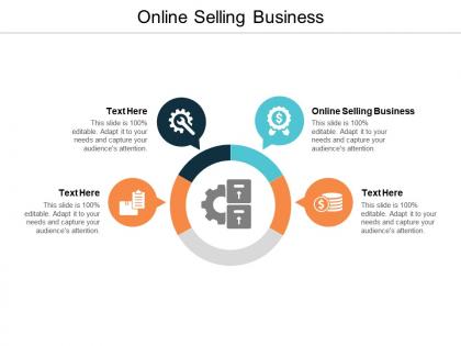 Online selling business ppt powerpoint presentation icon rules cpb