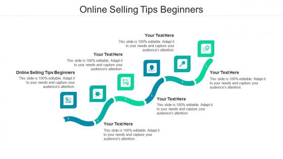 Online selling tips beginners ppt powerpoint presentation slides smartart cpb