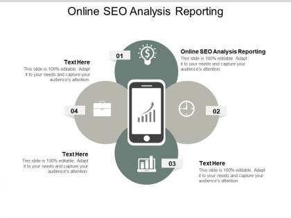 Online seo analysis reporting ppt powerpoint presentation summary styles cpb