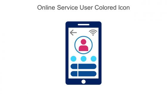 Online Service User Colored Icon In Powerpoint Pptx Png And Editable Eps Format