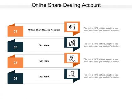 Online share dealing account ppt powerpoint presentation inspiration themes cpb