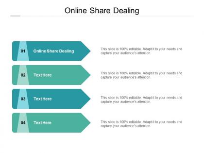 Online share dealing ppt powerpoint presentation model backgrounds cpb