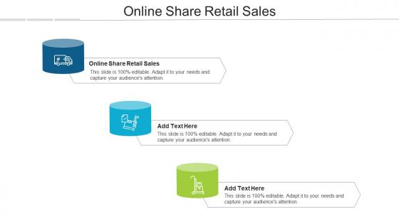 Online Share Retail Sales Ppt Powerpoint Presentation Files Cpb