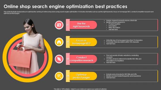 Online Shop Search Engine Optimization Best Practices