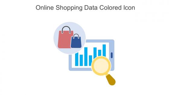 Online Shopping Data Colored Icon In Powerpoint Pptx Png And Editable Eps Format