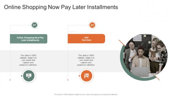 Online Shopping Now Pay Later In Powerpoint And Google Slides Cpb