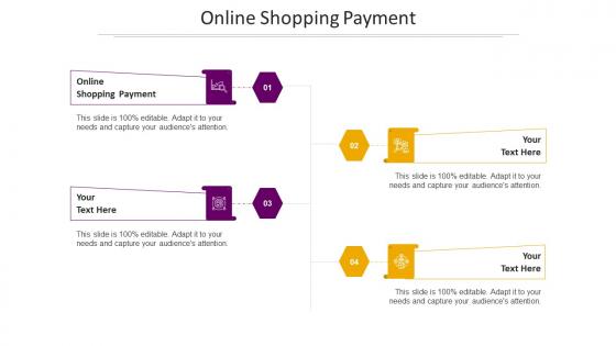 Online Shopping Payment Ppt Powerpoint Presentation Layouts Introduction Cpb