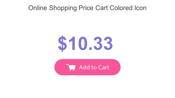 Online Shopping Price Cart Colored Icon In Powerpoint Pptx Png And Editable Eps Format