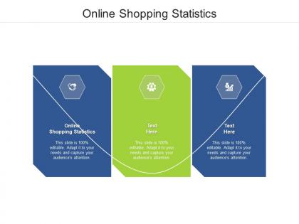 Online shopping statistics ppt powerpoint presentation gallery outline cpb