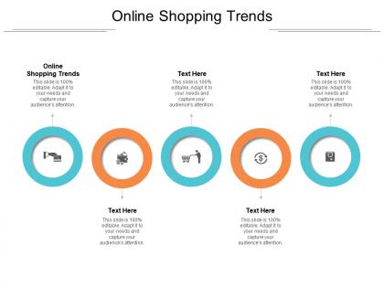 Online shopping trends ppt powerpoint presentation summary designs cpb
