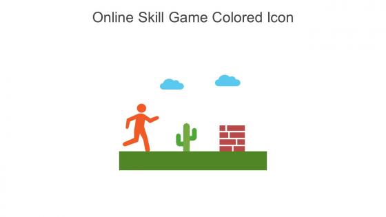 Online Skill Game Colored Icon In Powerpoint Pptx Png And Editable Eps Format