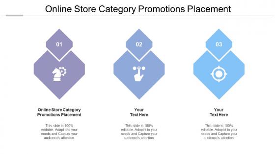 Online store category promotions placement ppt powerpoint presentation layouts cpb