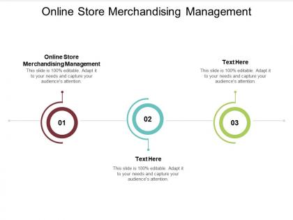 Online store merchandising management ppt powerpoint presentation gallery master slide cpb
