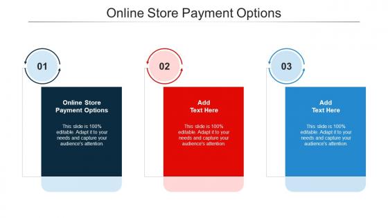 Online Store Payment Options Ppt PowerPoint Presentation Infographic Deck Cpb