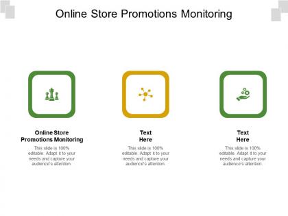 Online store promotions monitoring ppt powerpoint presentation gallery slides cpb