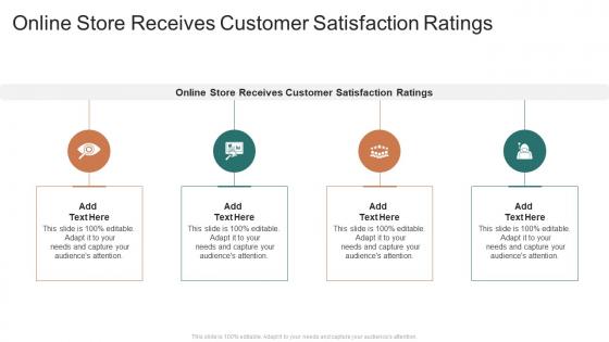 Online Store Receives Customer Satisfaction Ratings In Powerpoint And Google Slides Cpb
