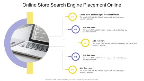 Online Store Search Engine Placement Online In Powerpoint And Google Slides Cpb