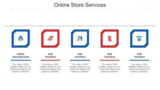 Online Store Services Ppt Powerpoint Presentation Inspiration Skills Cpb