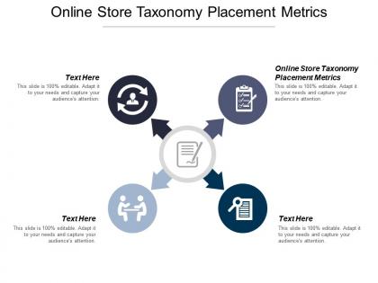 Online store taxonomy placement metrics ppt powerpoint presentation ideas layout cpb