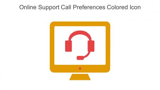 Online Support Call Preferences Colored Icon In Powerpoint Pptx Png And Editable Eps Format