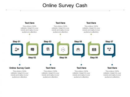 Online survey cash ppt powerpoint presentation gallery ideas cpb