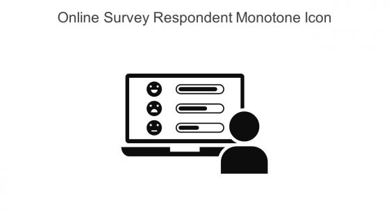 Online Survey Respondent Monotone Icon In Powerpoint Pptx Png And Editable Eps Format