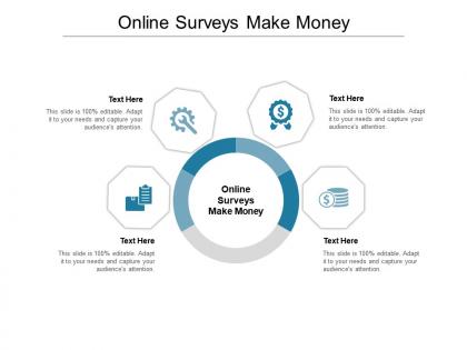 Online surveys make money ppt powerpoint presentation inspiration ideas cpb