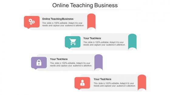Online Teaching Business Ppt Powerpoint Presentation Outline Mockup Cpb