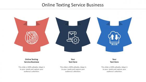 Online texting service business ppt powerpoint presentation gallery graphics cpb