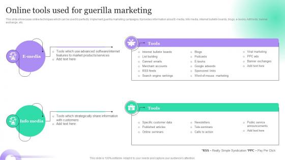 Online Tools Used For Guerilla Marketing Hosting Viral Social Media Campaigns
