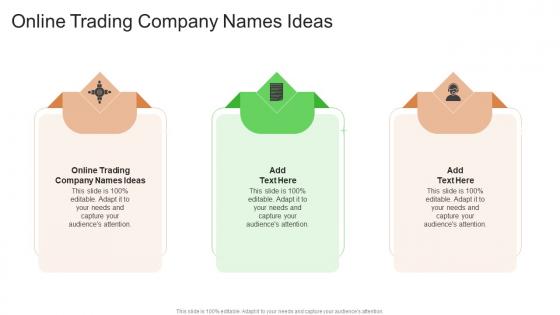 Online Trading Company Names Ideas In Powerpoint And Google Slides Cpb