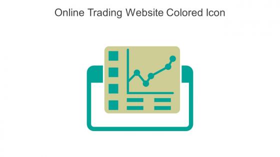 Online Trading Website Colored Icon In Powerpoint Pptx Png And Editable Eps Format