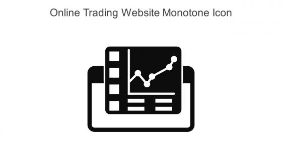 Online Trading Website Monotone Icon In Powerpoint Pptx Png And Editable Eps Format