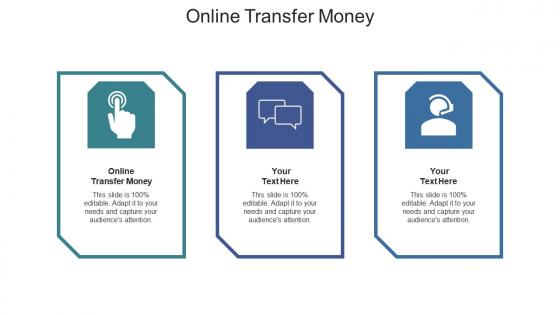 Online transfer money ppt powerpoint presentation show grid cpb