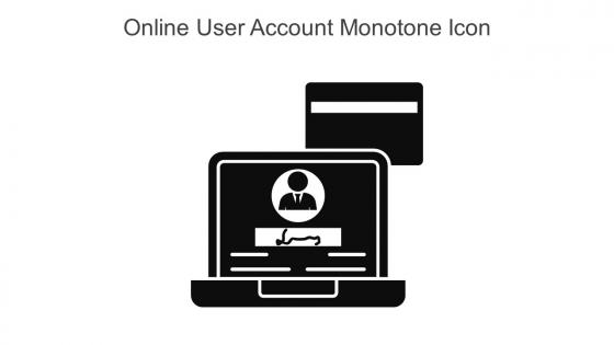 Online User Account Monotone Icon In Powerpoint Pptx Png And Editable Eps Format