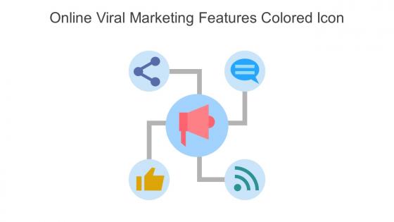 Online Viral Marketing Features Colored Icon In Powerpoint Pptx Png And Editable Eps Format