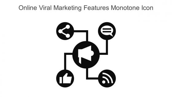 Online Viral Marketing Features Monotone Icon In Powerpoint Pptx Png And Editable Eps Format