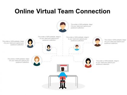 Online virtual team connection