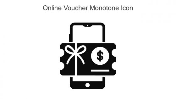 Online Voucher Monotone Icon In Powerpoint Pptx Png And Editable Eps Format