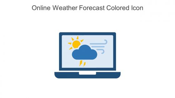 Online Weather Forecast Colored Icon In Powerpoint Pptx Png And Editable Eps Format