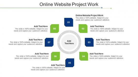 Online Website Project Work Ppt Powerpoint Presentation Slides Mockup Cpb