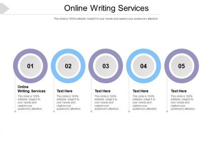 Online writing services ppt powerpoint presentation inspiration ideas cpb
