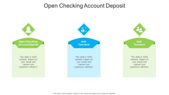 Open Checking Account Deposit In Powerpoint And Google Slides Cpb