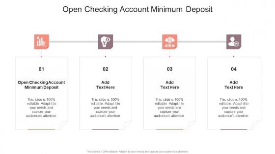 Open Checking Account Minimum Deposit In Powerpoint And Google Slides Cpb
