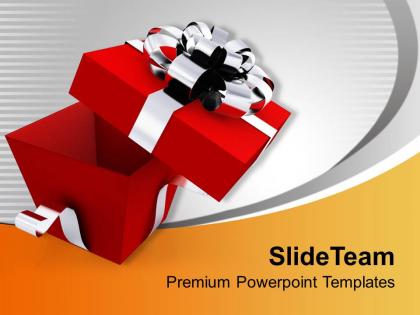 Open elegant gift box powerpoint templates ppt themes and graphics 0113
