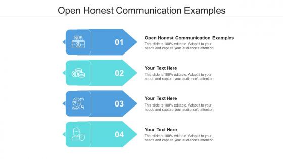Open honest communication examples ppt powerpoint presentation styles gridlines cpb