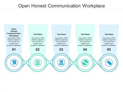 Open honest communication workplace ppt powerpoint presentation ideas smartart cpb