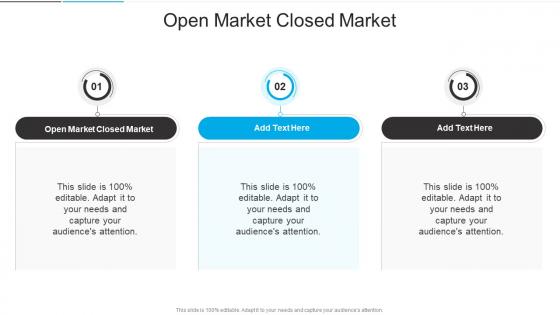 Open Market Closed Market In Powerpoint And Google Slides Cpb