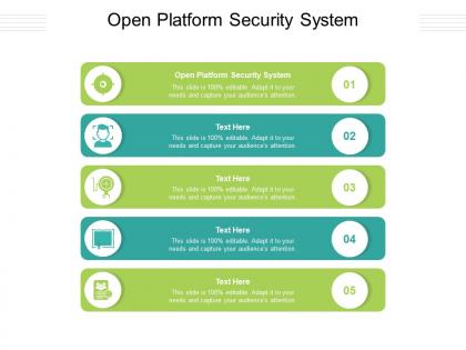 Open platform security system ppt powerpoint presentation outline display cpb