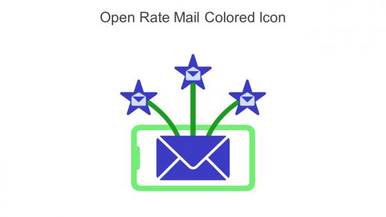 Open Rate Mail Colored Icon In Powerpoint Pptx Png And Editable Eps Format